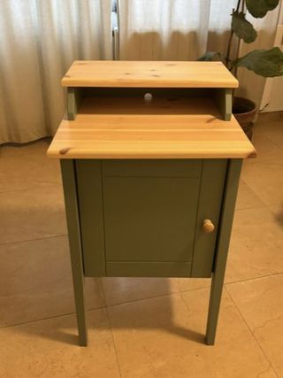 Mesita de noche IKEA Ordenalen verde