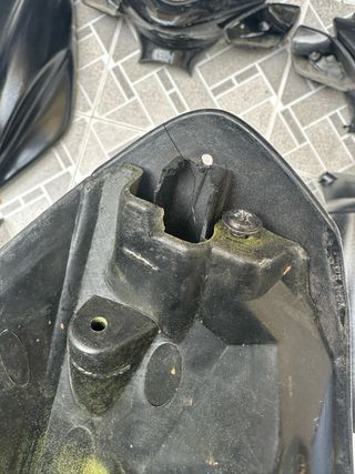 Carenado Aerox Negro mate