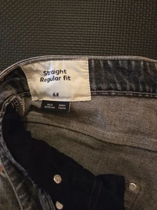 Pantalón H&M Gris Talla 40