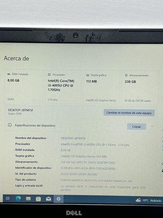 Dell Vostro 3558 i3 / 8Gb / 256Gb