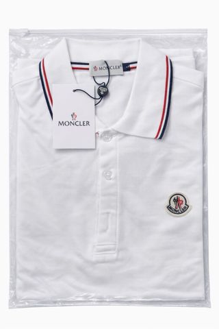 Polo Moncler blanco – Talla L