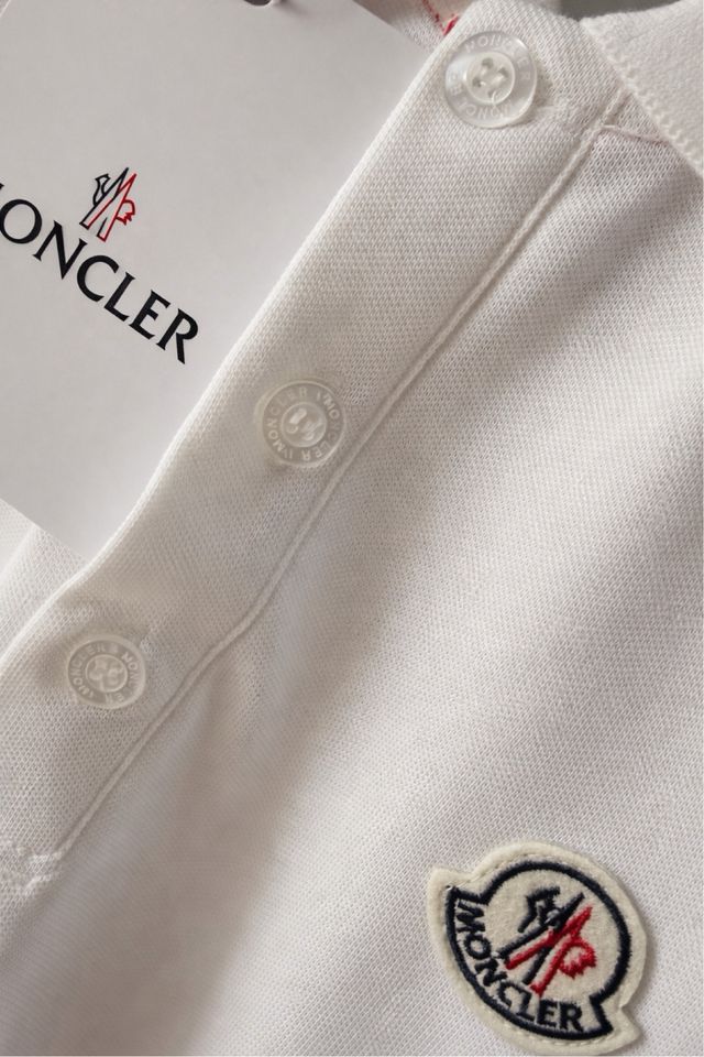 Polo Moncler blanco – Talla L