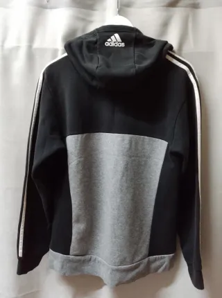 Sudadera Adidas Negra y Gris