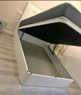 Cama canapé con colchón