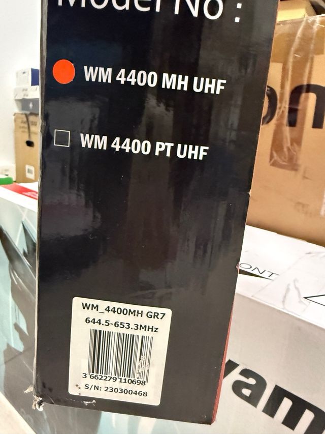 Power Acoustics WM 4400 MH UHF Micrófonos Inalámbr