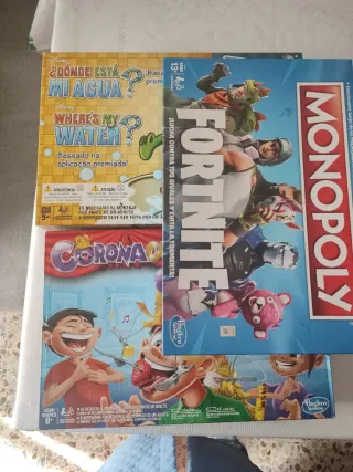 Juegos de Mesa: Monopoly Fortnite y otros