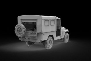 Maqueta FJ43 SUV with Soft Top IDF & LAF AK 1/35
