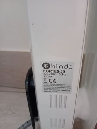 Calentador eléctrico Klimdo