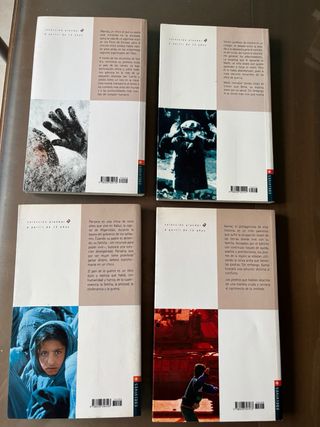 Lote 4 libros lectura escolar