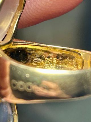 Anillo Ninfa Coolook tres madreperlas superpuestas