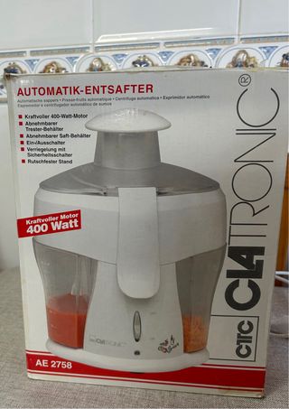 Licuadora Clatronic Blanca  Extraccion de jugos