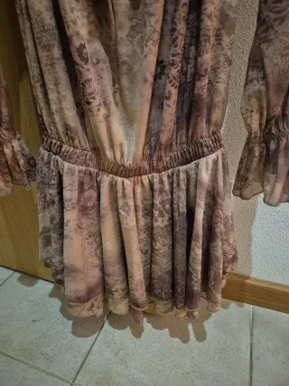 Vestido corto estampado