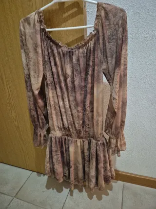 Vestido corto estampado