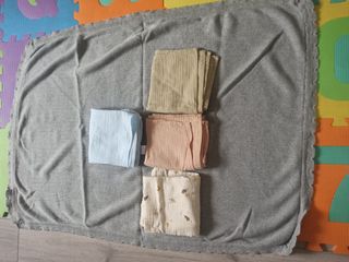 Pack 4 muselinas y manta cuna Ikea