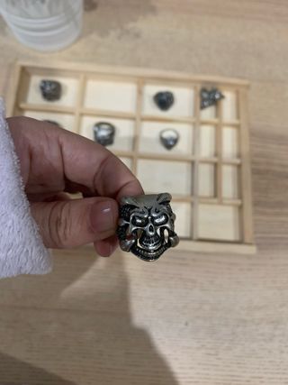 Colección Rebelde  Set de Anillos Góticos/Biker