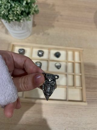 Colección Rebelde  Set de Anillos Góticos/Biker