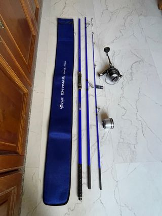 Caña Vercelli Enygma + Carrete Surf Casting