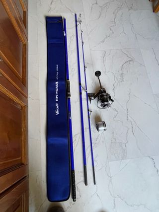 Caña Vercelli Enygma + Carrete Surf Casting