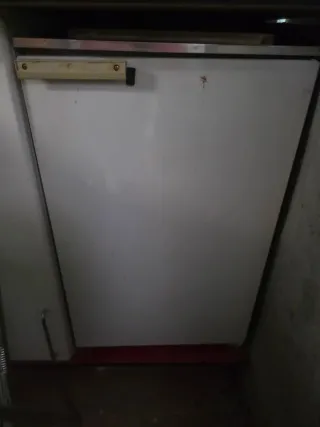 Nevera pequeña blanca