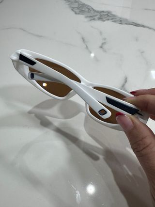 Gafas polarizadas blancas esquí/montaña