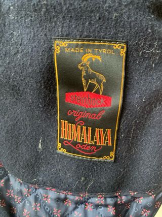 Cappotto vintage Steinbock Loden Himalaya taglia54