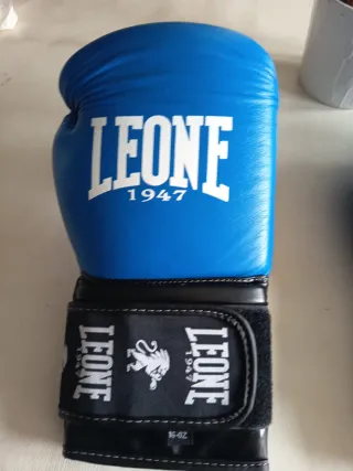 Guantes Boxeo Leone 16 oz Azul