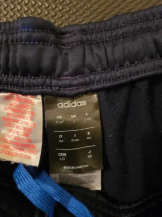 Pantalón Adidas Azul Talla 14 niño