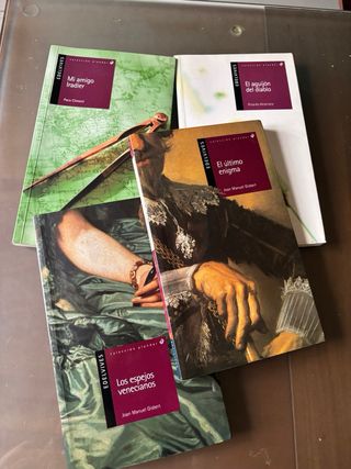 Lote 4 libros lectura escolar