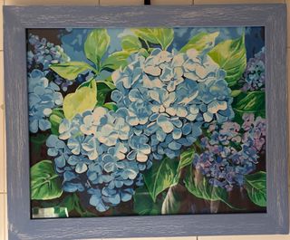 Cuadro de 40x50 cm, con marco incluido.