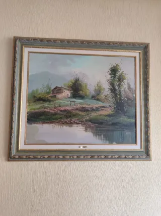 Cuadro paisaje 95x82cm