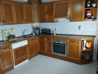 Cocina completa madera y metal