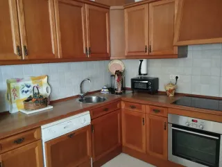 Cocina completa madera y metal