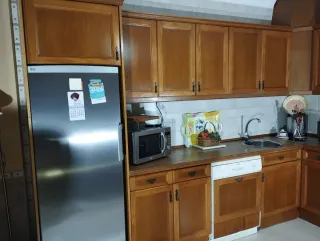 Cocina completa madera y metal