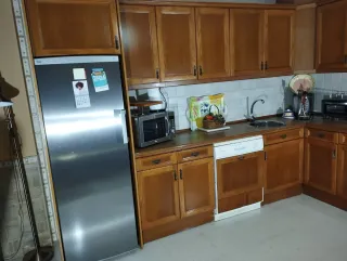 Cocina completa madera y metal