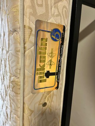 Cama completa somier + colchón individual