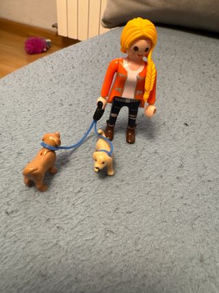 Playmobil Cuidadora con Perros