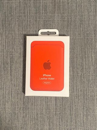Funda iPhone Apple Piel MagSafe Roja