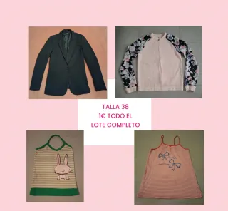 Lote talla 38. 1€ todo