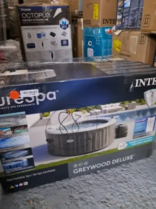 Spa Hinchable Intex 4 Personas Greywood