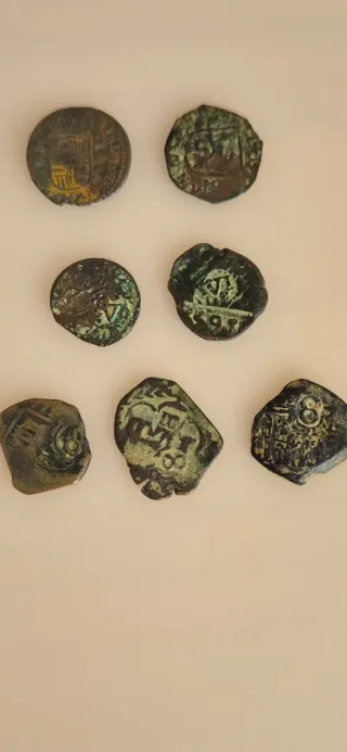 Lote de monedas antiguas S. XVII