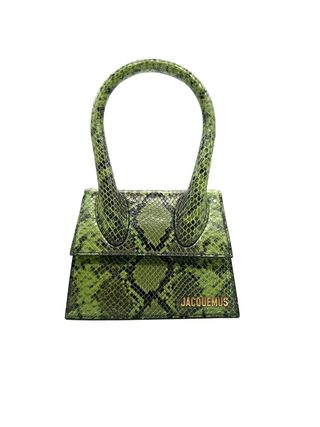 Jacquemus Le Chiquito Verde Serpiente