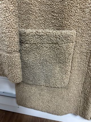 Abrigo reversible beige/marrón