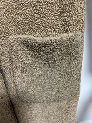 Abrigo reversible beige/marrón