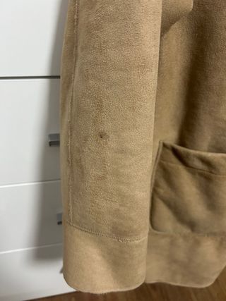 Abrigo reversible beige/marrón