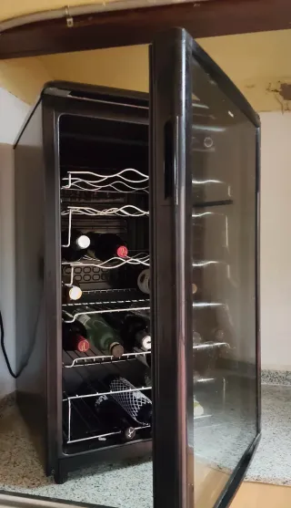 Cava de vinos negra Eurowave