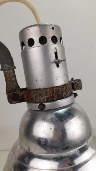 Lampada industriale vintage metallo