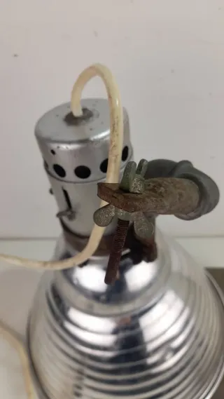Lampada industriale vintage metallo