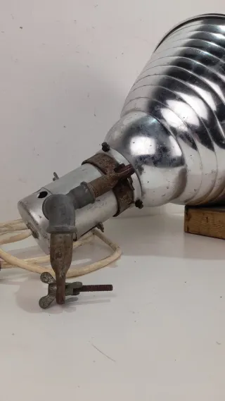 Lampada industriale vintage metallo