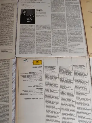Vinilos. Liszt. Obras para Piano