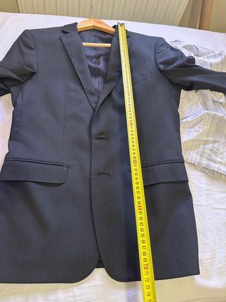 Americana Zara Hombre Talla S Negra